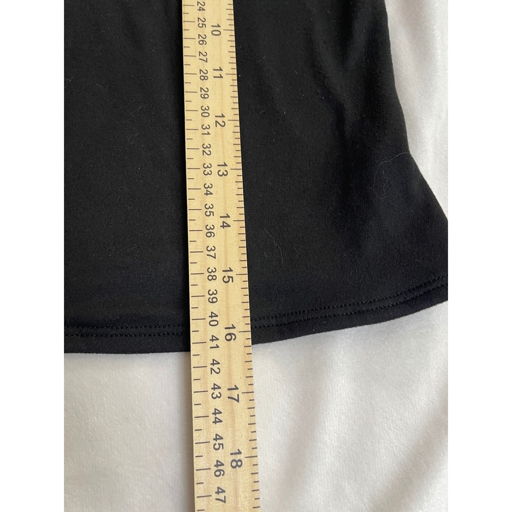 Windsor Womens XS Black One Shoulder Long Sleeve Cutout Asymmetrical Top - Picture 6 of 7